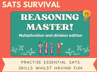 Reasoning Master: Maths Game Multiplication and Division Year 6