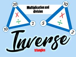 Inverse - Multiplication and Division Triangles | Teaching ...