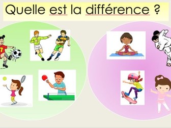 French Sports | Jouer & Faire + Opinions | KS3 Year 7–8 | 64-Slide Lesson Pack