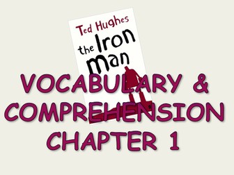 The Iron Man - Chapter 1 & 2 - Comprehension and Vocabulary
