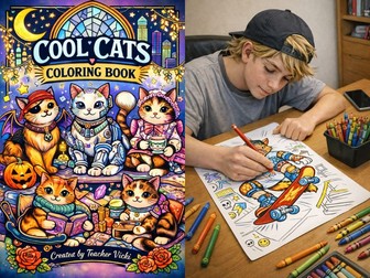Teen Cat Colouring Worksheets. Printable Cat-Themed Colouring Pages for Relaxation