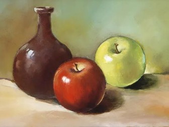 How to create depth in s still-life watercolour painting