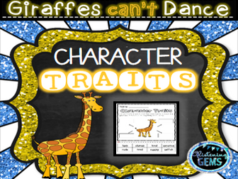 Giraffes Can't Dance - Character Traits Pack