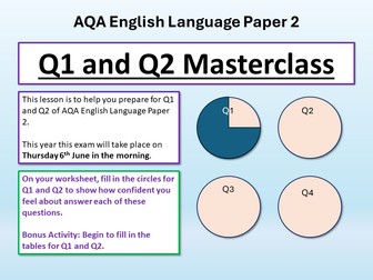AQA English Language Paper 2 Revision