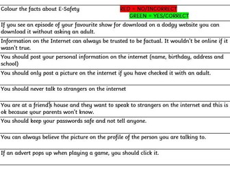 KS1 E-Safety Quiz