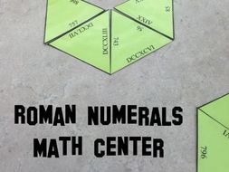 Roman Numerals Math Activity