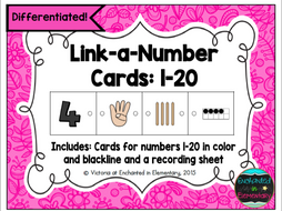 Link-a-Number Cards: A Differentiated Number Sense Activity for Numbers 1-20