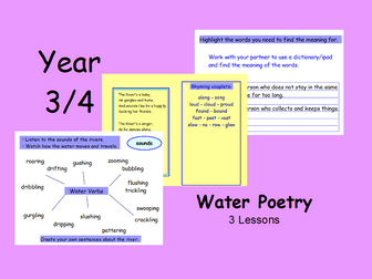 Year 3 Year 4 Water Poetry