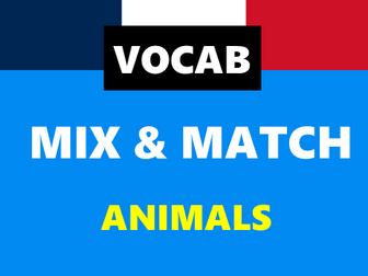 French Animals Mix & Match