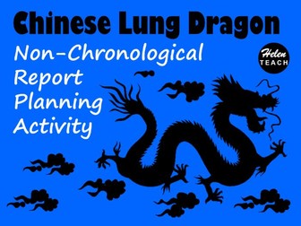 Chinese Dragon Non-Chronological Report Facts, Category Sheet and Answers