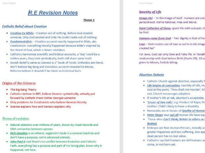 WJEC Eduqas GCSE Religious Studies Route B (9-1) Revision Notes ...