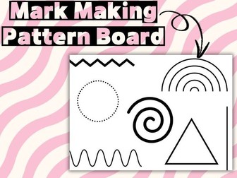 Mark Making Pattern Board