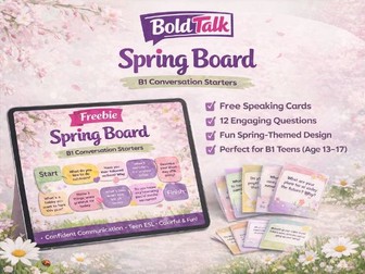 B1 ESL Speaking for Teens - Spring Board