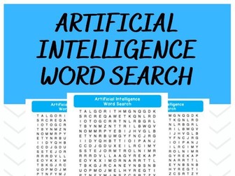 Artificial Intelligence - Word Search