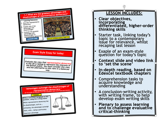 Edexcel A Level Politics: Democracy and Participation