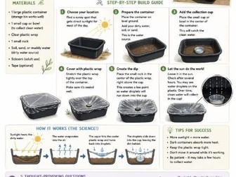 Cross curricular summar science activity projects