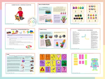 Maths and  English / Literacy Lesson Plans Whole Year SEND Sensory Curriculum