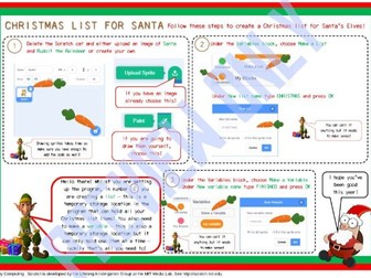 Christmas List in Scratch