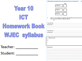 WJEC ICT Unit 1 Home Work Book