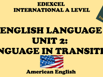 Language in Transition - American English