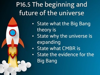 P16.5 The beginning and future of the universe