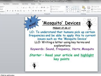 Sound - Mosquito device
