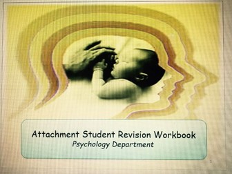 A LEVEL PSYCHOLOGY NEW SPEC REVISION INTERACTIVE WORKBOOK - ATTACHMENT UNIT AQA