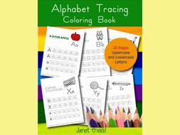 Alphabet Tracing Coloring Book