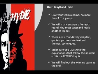 Jekyll and Hyde Quiz