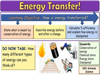 Energy Transfer KS3 Activate Science
