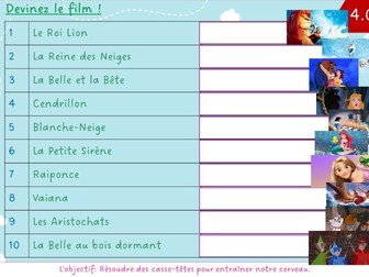 GCSE AQA French - Brainteasers - Topic 4 - Free-Time