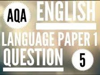 AQA Language Paper 1 Q5 Prompts