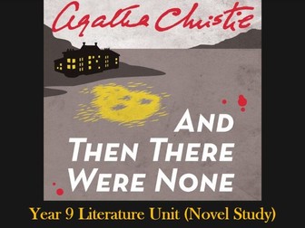 Year 9 Scheme: And Then There Were None - Novel Study