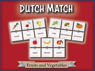 Dutch Match - Fruits and Vegetables