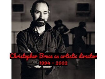 Christopher Bruce as Artistic Director (Rambert Dance Company)