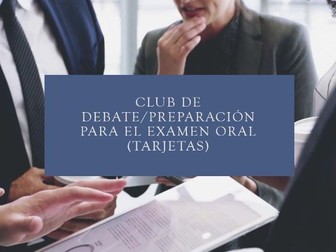 Spanish A-Level Card Exemplar Answers / Debate Club