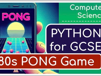 Python Game Tutorial: 80s Retro PONG Game