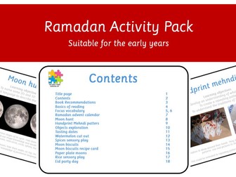 Ramadan Activity Pack for the Early Years