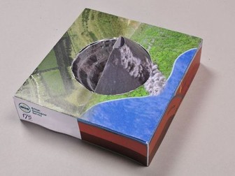 Cut-out 3D model of Bardon Hill Quarry