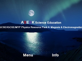 ASESK GCSE Physics Resource Pack 6 - Magnets and Electromagnets