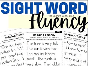 Fry 101-200 Sight Word Fluency Passages