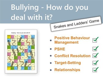 How do you deal with Bullying? Game