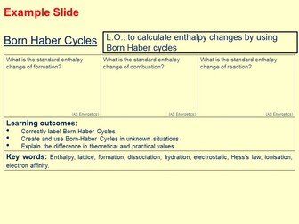 AQA Chemistry A2 3.1.8 Thermodynamics