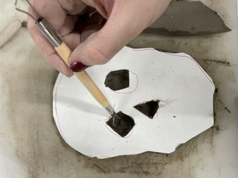 Clay Skull visual instructions