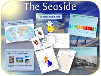Seaside holidays (history and geography) - PowerPoint lessons and worksheets