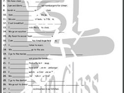 Adverbs of Frequency and Frequency Expressions 1 Page BW Worksheet