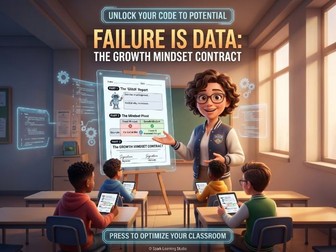 Failure is Data: The Growth Mindset Contract & Student Reflection Worksheet
