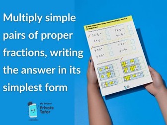 Multiplying proper fractions