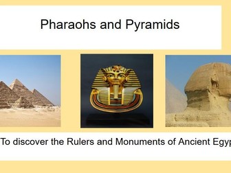 Pharaohs and Pyramids - KS1 - Year 1