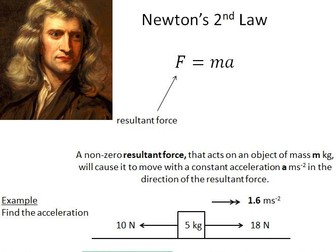 A-level Maths - Newton's 2nd Law